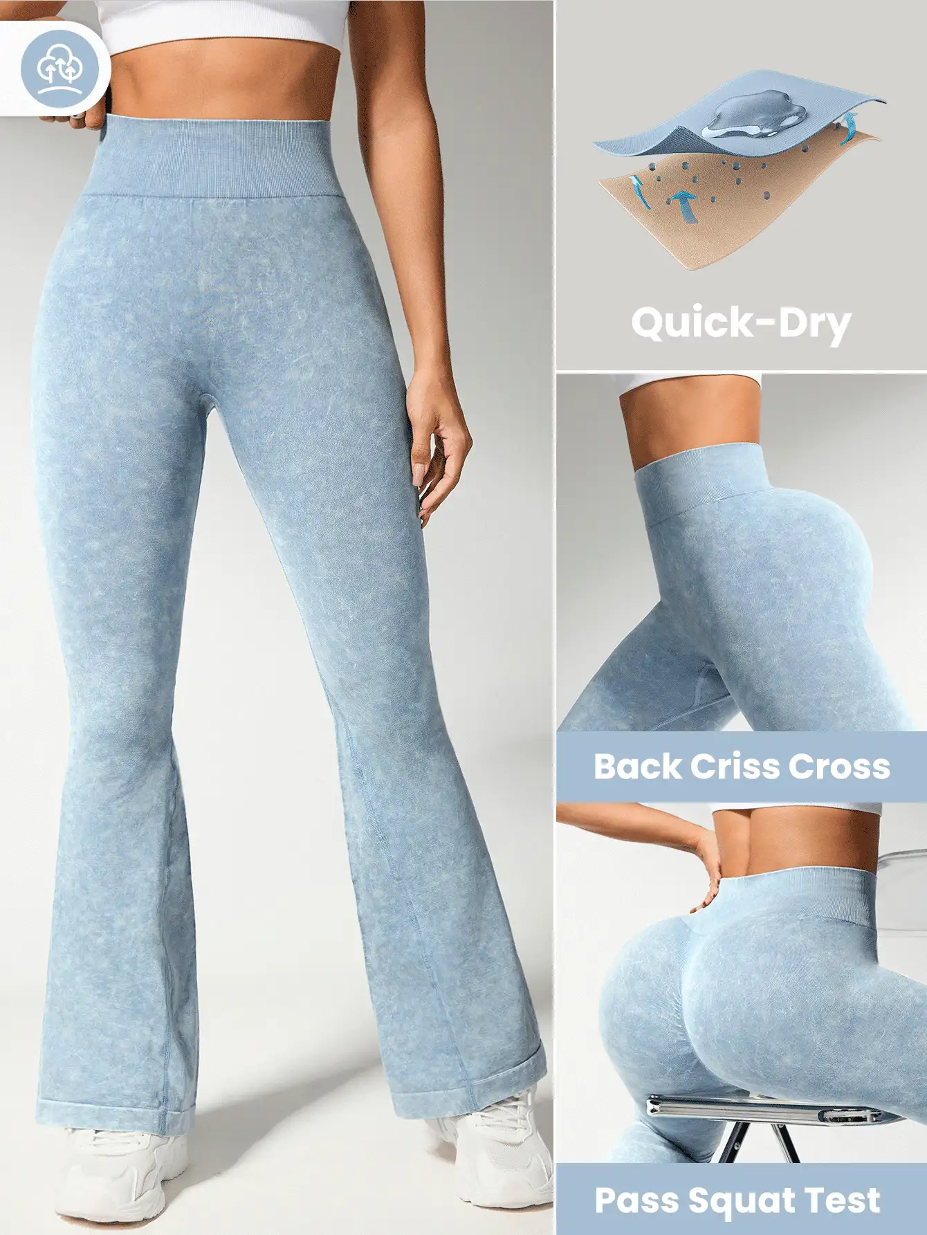 Easithlete 无缝拉绒高弹力女式运动裤