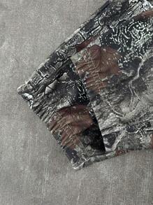 SHEIN Bộ 2 quần nỉ in chữ rộng rãi cho bé trai tuổi mới lớn - Nhiều màu - Xem 4