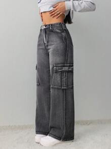 SHEIN Tall Women's Jeans Red Skinny Stretch Slit Jeans Back To School Camo Jeans Y2k Jeans Straight Leg Jeans Women Jeans Fall Women Clothes Baggy Women Jeans Cargo Women Pants