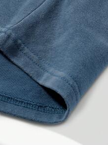 Manfinity EMRG Men's Casual Slogan Print Round Neck Short Sleeve T-Shirt