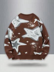 Manfinity Hypemode 1pc Men's Minimalist Casual Sweater, For Daily Wear