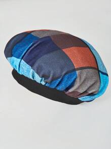 SHEIN 2pcs College Style Ribbed Knit Top & Plaid Mini Skirt Set For Girls - Multicolor - View 8