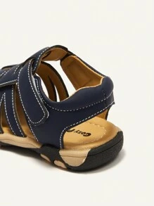 Cozy Pixies 1 par de sandalias planas de playa vintage y cómodas para niños con suelas de doble color, ideales para el verano