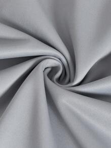 Manfinity Campus Court 美学邮报——男士休闲字母数字印花套头卫衣，秋季 - 彩色 - 查看 6