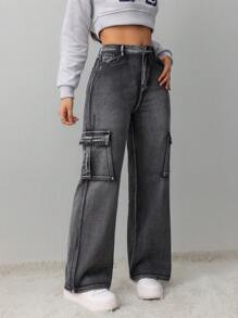 SHEIN Tall Women's Jeans Red Skinny Stretch Slit Jeans Back To School Camo Jeans Y2k Jeans Straight Leg Jeans Women Jeans Fall Women Clothes Baggy Women Jeans Cargo Women Pants