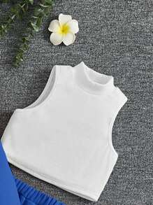 SHEIN EZwear Bộ 3 áo ba lỗ thể thao thường ngày cho nữ, áo nỉ siêu ngắn in chữ và quần short - Xanh đậm - Xem 5