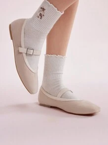 CUCCOO DOLLMOD Women Casual Flat Fashion Loafers New Year Holiday Valentines - Apricot - View 5