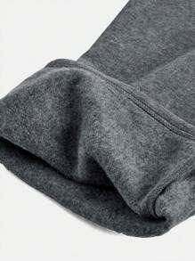 Pantaloni della tuta neri svasati con stampa floccata per ragazze adolescenti, vestibilità morbida, stile athleisure, gamba dritta con laccetto, perfetti per la casa e il tempo libero