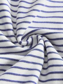 Forever 21 Casual Men's Wide Leg Pants Airport Men Outfits Fall/Winter - Blue and White - View 4