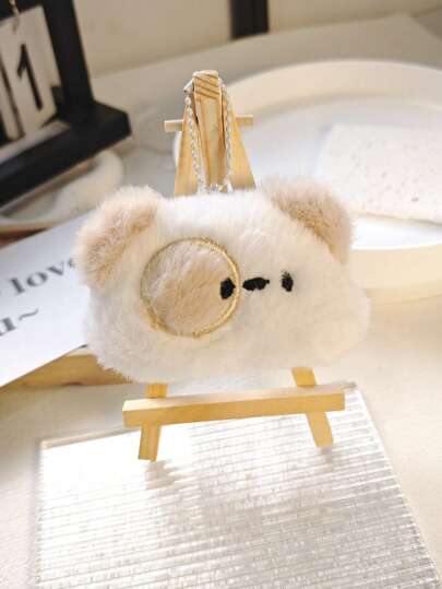 Kawaii 1pc Cute Plush Puppy Doll Pendant Bag Charm Accessory