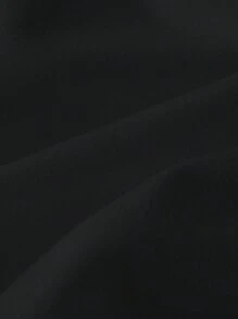 طقم بلوزة مقنعة وبنطال رياضي للأولاد الصغار مطبوع عليها حرف السيارة 2 قطعة/مجموعة - الأسود - مشاهدة 3