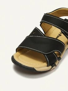 Cozy Pixies 1 Paar Retro Lässig Strandschuhe für Jungen, süße zweifarbige flache Sohle, bequeme Sommerfashion