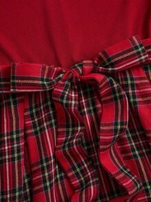 SHEIN Clasi Plus Size Women Woven Floral Elegant Autumn Dress, Christmas Outfit For New Year Clothes Maxi Women Outfit