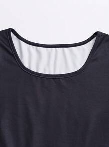 EMERY ROSE Women's Floral Print Round Neck Short Sleeve Mid-Length Elegant Dress - Multicolor - View 5