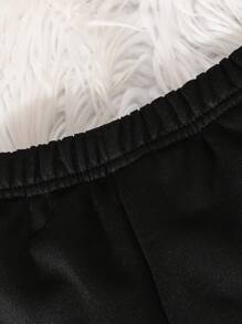 Bộ quần dài và áo hoodie nhung cho bé gái - màu nâu - Xem 7