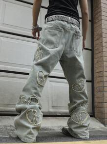Manfinity EMRG Men's Casual Denim Jeans, Minimalist Everyday Wear