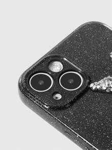 ROMWE Grunge Punk 1 件 3D 钻石镶嵌星光闪耀手机壳，适用于 Apple iPhone 11 12 13 14 15 Pro Max - 彩色 - 查看 3