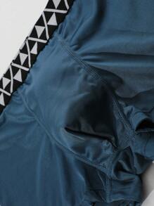 6pcs/Pack Letter Jacquard Waistband Teens/Youth Boxer Briefs - Multicolor - View 8