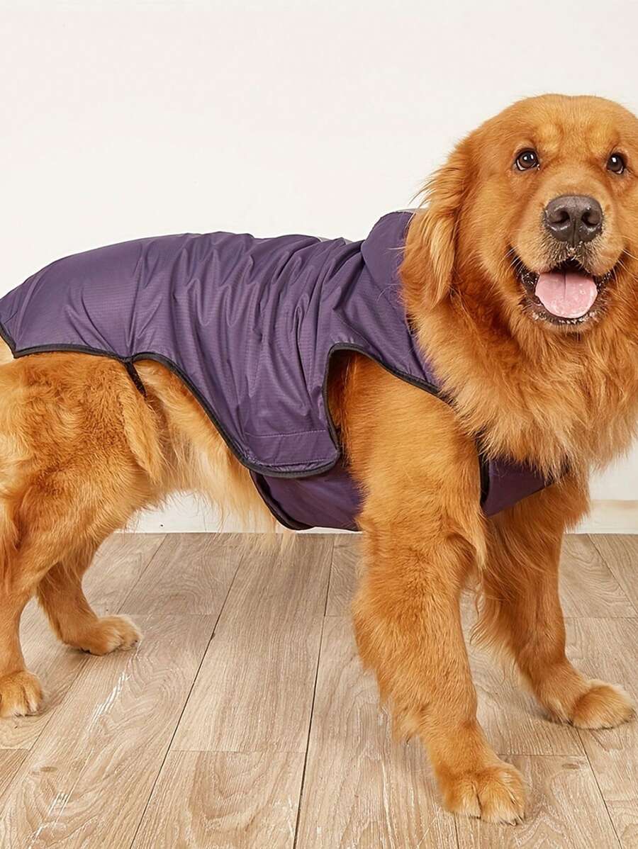 PETSIN 1pc Pet Raincoat For Dogs, Waterproof Dog Clothes