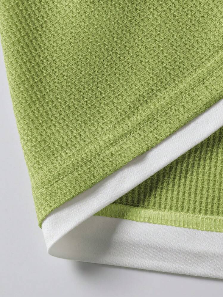 تي شيرت رجالي كاجوال بأكمام طويلة بياقة دائرية ذو...