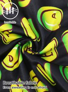 Snug Zone 4 piezas/Paquete Calzoncillos tipo bóxer informales para hombres con estampado de letras y contraste de color - Multicolor - Ver 5