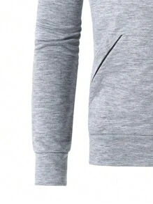 SHEIN 2 件 Tween 男童休闲运动衫运动衫和运动裤套装，适合日常、通勤和运动穿着 - 灰色 - 查看 6