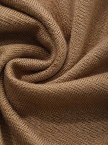 DAZY Men's Solid Color Crew Neck Loose Fit Casual Knit Sweater, Autumn/Winter