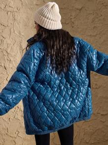 VARSITIE Reversible Long Sleeves With Loose Fit And Long Cuffs Women Winter Coats