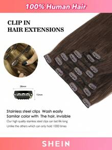 Clip In Hair Extensions Real Human Hair 70g 7pcs Human Hair Clip In Extensions Straight Real Hair Extensions Clip In Human Hair