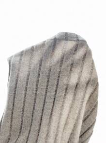 SHEIN EZwear 高腰喇叭裤 - 杏色 - 查看 7