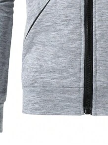 SHEIN 2 件 Tween 男童休闲运动衫运动衫和运动裤套装，适合日常、通勤和运动穿着 - 灰色 - 查看 7