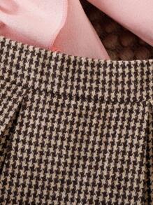 Conjunto de chaqueta y falda con volantes y abotonadura única para bebé niña, con sombrero, ropa de primavera, otoño e invierno - Rosa - Ver 7