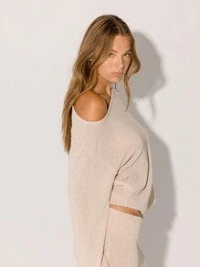 Aralina Women's Classic Knit Crew Neck Casual Winter Wardrobe Essential Sweater Top