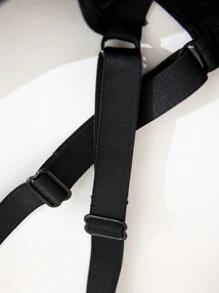 Bộ 2 chiếc áo ngực thêu cúp mềm cỡ lớn - màu đen - Xem 5