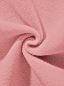 INAWLY Letter Graphic Round Neck Long Sleeve Casual Sweatshirt - Pink - View 6