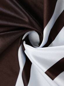 ROMWE MEN Prep Men's Blockcore Long Sleeve Hockey Jersey, Simple And Fashionable - Multicolor - View 4