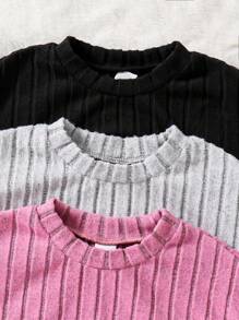 2pcs/Set Young Girl' Casual Solid Color Hooded Crop Top And Strap Jumpsuit Set, Suitable For Autumn/Winter - Multicolor - View 4