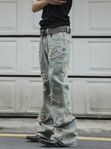 Manfinity EMRG Men's Casual Denim Jeans, Minimalist Everyday Wear