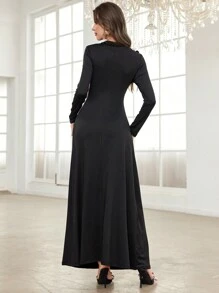 Modelyn Robes femmes printemps/automne 2024, style élégant, design unique, robe longue décontractée maxi. Tenues longues de soirée pour femmes