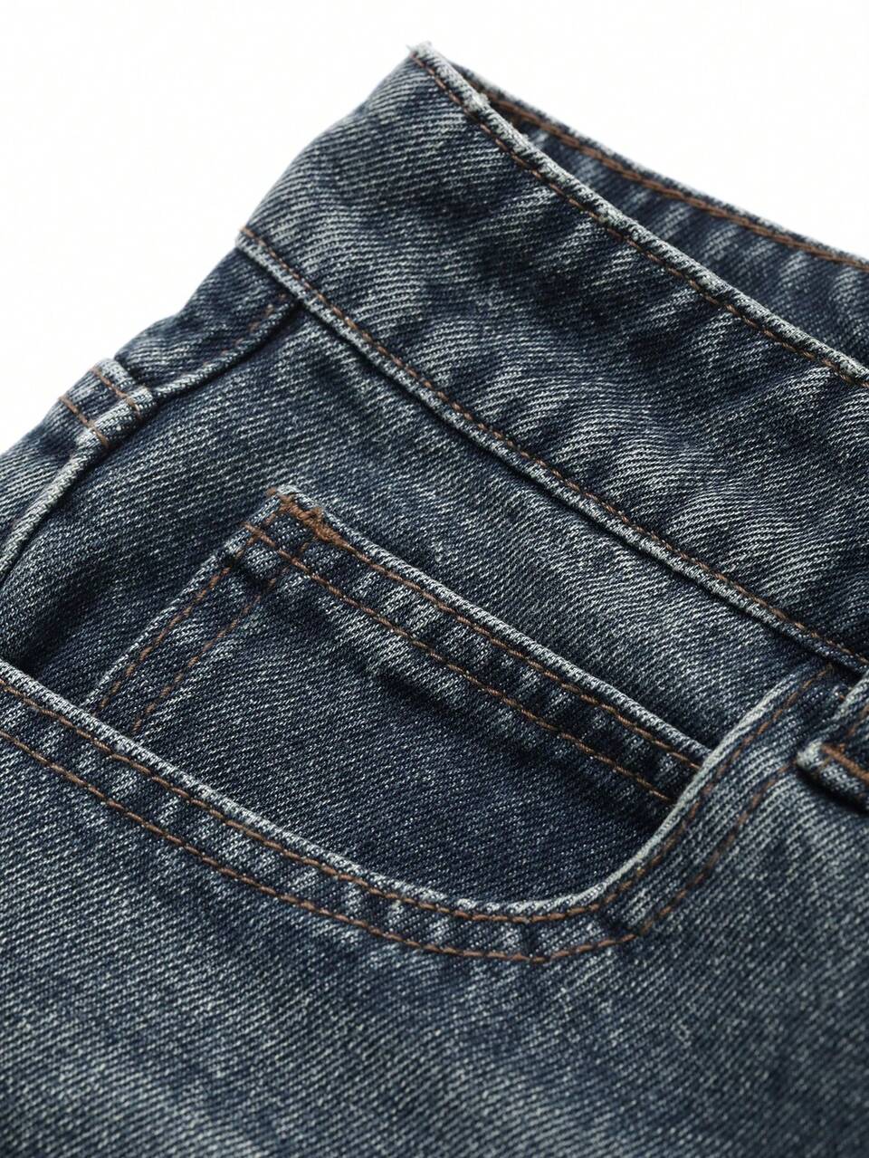 Women's Solid Color Pocketed Loose Casual Denim Shorts Jorts