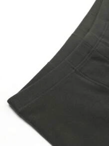 2 stuks heren effen casual warme lange broek