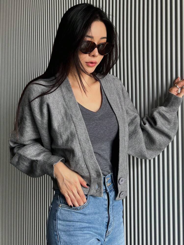 ショートカーディガン｜SHORT CARDIGAN Veronica Beard - Toyama Multicolor Cropped Short Sleeve Cardigan