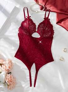 Classic Sexy 1 pieza Body Sexy de Encaje para Mujer