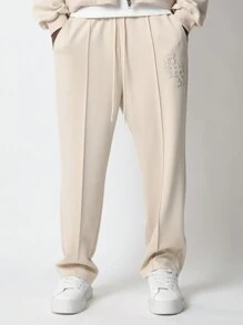 SUMWON Conjunto coordinado de lujo deportivo de chaqueta con cremallera completa y pantalones a juego, ropa deportiva clásica, ropa urbana de moda para entrenamiento de invierno y tiempo libre