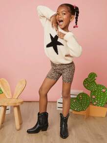 Mini mi Bestseller Kids' Black Cowboy Booties With Studded Trim And Grommet Details-Comfortable, And Versatile