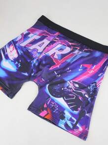 Snug Zone 6pcs/Pack Men's Punk Racer Pattern Boxer Shorts