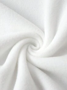 SHEIN EZwear Áo nỉ dài tay cổ tròn in chữ đơn giản đa năng cho nữ - Nhiều màu - Xem 3