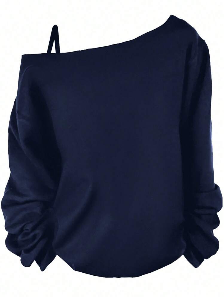 Slaydiva 여성 플러스 사이즈 캐주얼 플로럴 프린트 민소매 캐미솔 탱크탑 - 네이비 블루 - 보기 2