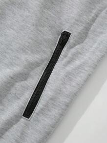 Manfinity Homme Bộ 2 quần nỉ và áo nỉ nhiều màu thường ngày cho nam, Thu/Đông - Nhiều màu - Xem 6