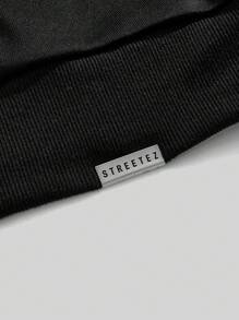 Manfinity NXTstreet Men Spider & Skull Graphic Hooded Sweatshirt, Casual Autumn/Winter Going Out Long Sleeve Hoodie, For Friends, Husband, Boyfriend Gifts - Black - View 5